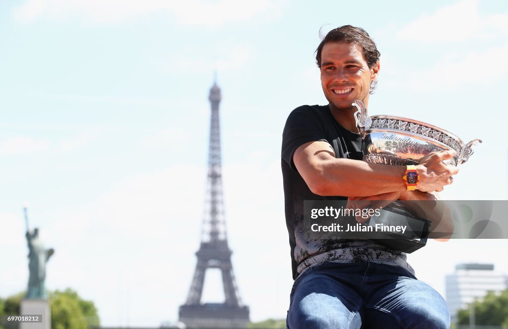 Rafael Nadal Photo call After French Open Victory