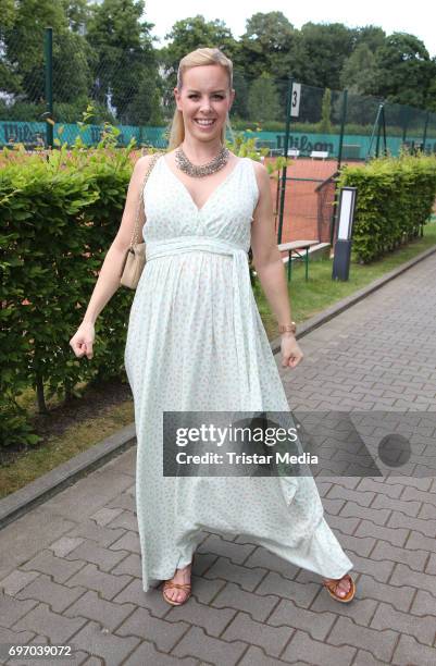 Dancer Isabel Edvardsson attends the Aspria Sommerparty on June 17, 2017 in Hamburg, Germany.