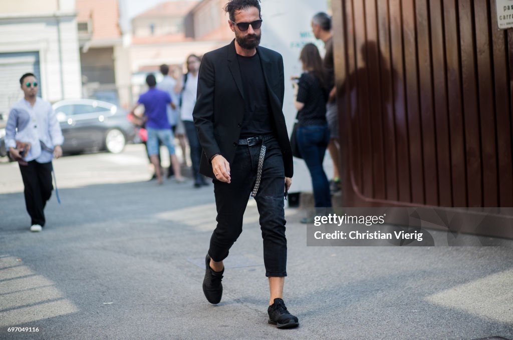 Street Style: June 17 - Milan Men's Fashion Week Spring/Summer 2018