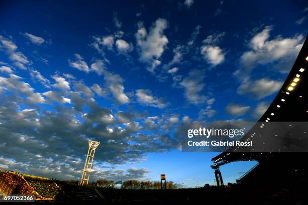 General view of Jose Maria Minella Stadium prior to a match between Aldosivi and Boca Juniors as part of Torneo Primera Division 2016/17 at Jose...