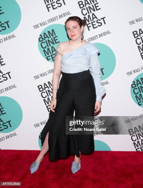 Lena Dunham attends the BAMcinemaFest 2017 screening of "Landline" at BAM Harvey Theater on June 17, 2017 in New York City.