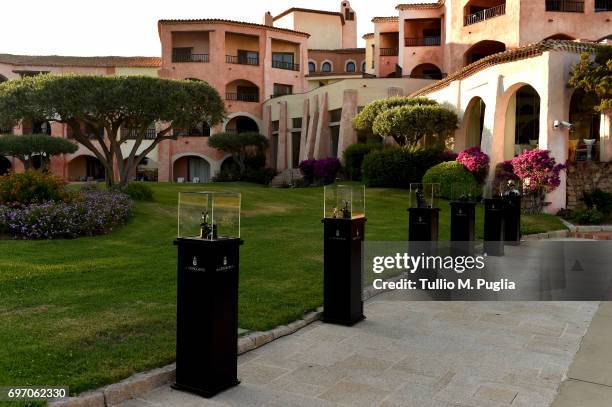 General view of Costa Smeralda Invitational Gala Dinner at Cala di Volpe Hotel - Costa Smeralda on June 17, 2017 in Olbia, Italy.