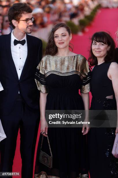 Marion Cotillard attends closing ceremony red carpet of 31st Cabourg Film Festival on June 17, 2017 in Cabourg, France.