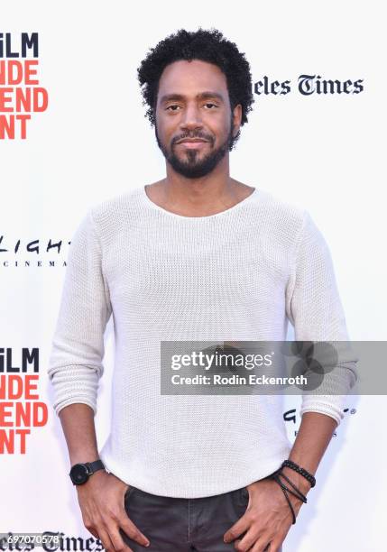 Kaylon Hunt attends Shorts Program 1 during the 2017 Los Angeles Film Festival at Arclight Cinemas Culver City on June 17, 2017 in Culver City,...