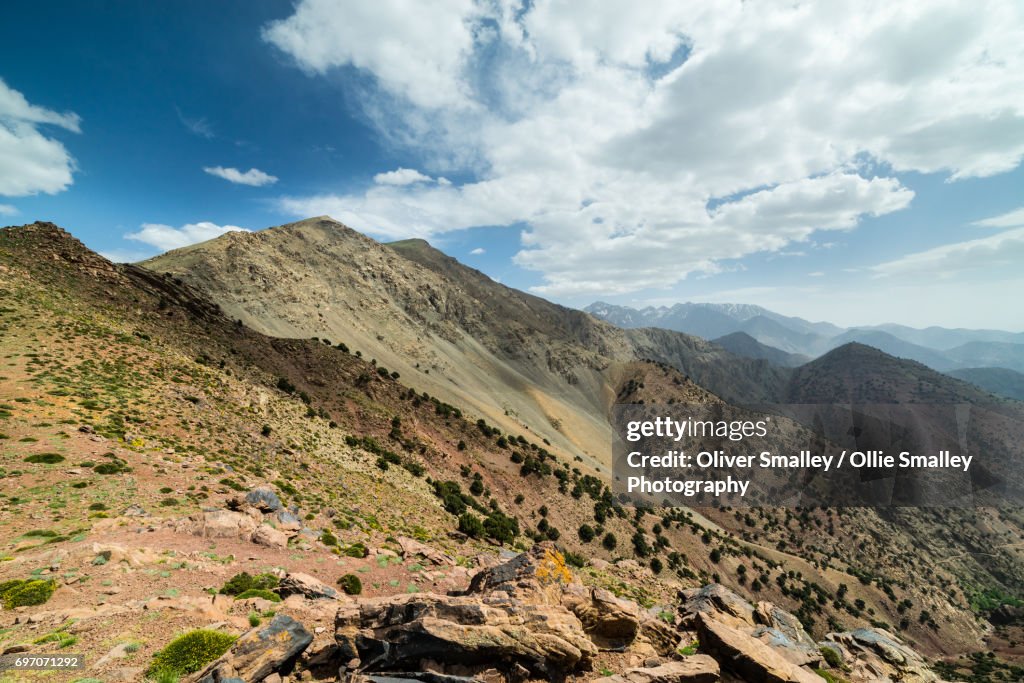 View into the High Atlas - Oukaimeden, Morocco