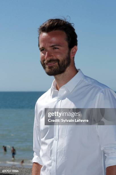 Amaury de Crayencour attends "Les ex" photocall during 4th day of 31st Cabourg Film Festival on June 17, 2017 in Cabourg, France.