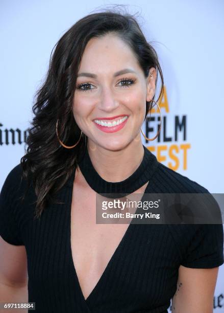 Actress Christina Elizabeth Smith attends the 2017 Los Angeles Film Festival - Gala Screening Of 'Shot Caller' at Arclight Cinemas Culver City on...