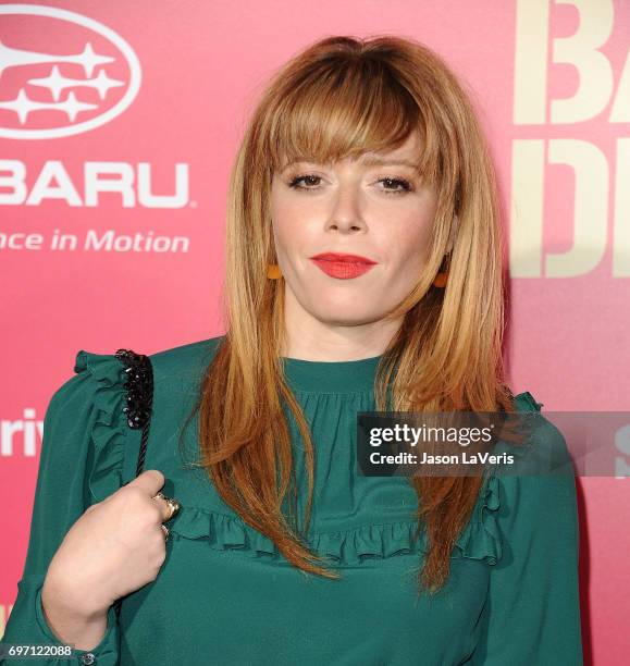 Actress Natasha Lyonne attends the premiere of "Baby Driver" at Ace Hotel on June 14, 2017 in Los Angeles, California.