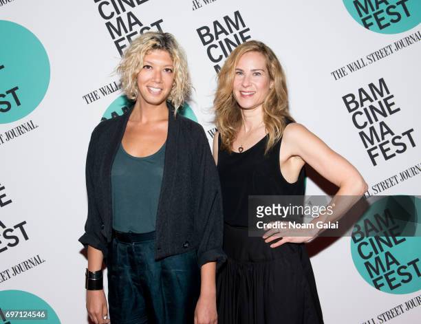 Producers Elisabeth Holm and Rachel Shane attend the BAMcinemaFest 2017 screening of "Landline" at BAM Harvey Theater on June 17, 2017 in New York...