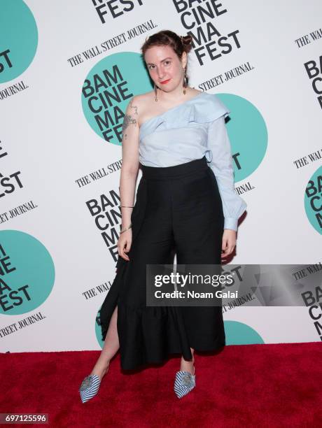 Actress Lena Dunham attends the BAMcinemaFest 2017 screening of "Landline" at BAM Harvey Theater on June 17, 2017 in New York City.