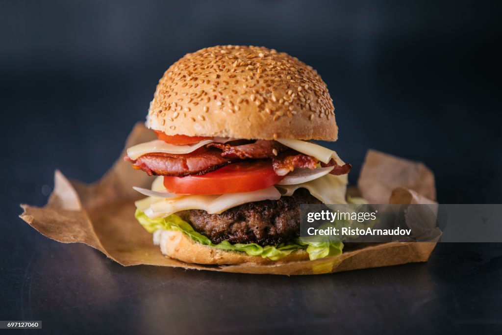 Fresh tasty burger