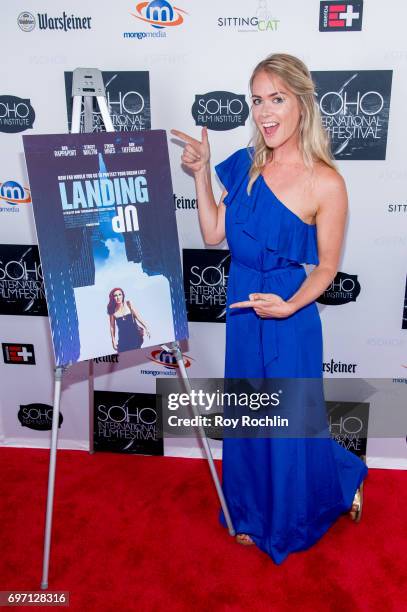 Theodora Miranne attneds the 2017 Soho Film Festival "Landing Up" New York premiere at Village East Cinema on June 17, 2017 in New York City.