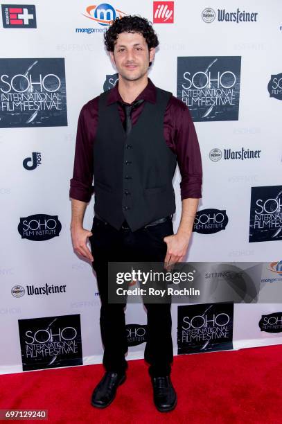 Edan Jacob Levy attneds the 2017 Soho Film Festival "Landing Up" New York premiere at Village East Cinema on June 17, 2017 in New York City.