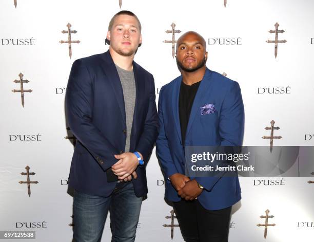 Player Nick Kwiatkoski attends The D'USSE Lounge At Ward-Kovalev 2: "The Rematch" on June 17, 2017 in Las Vegas, Nevada.