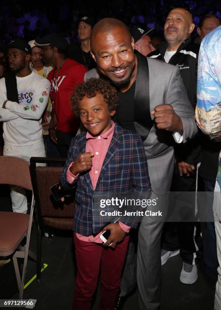 Sugar" Shane Mosley attends The D'USSE Lounge At Ward-Kovalev 2: "The Rematch" on June 17, 2017 in Las Vegas, Nevada.