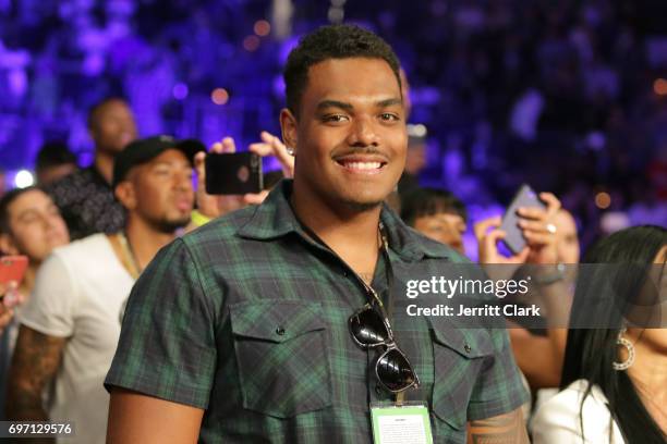 Player Ronnie Stanley attends The D'USSE Lounge At Ward-Kovalev 2: "The Rematch" on June 17, 2017 in Las Vegas, Nevada.