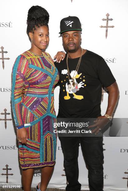 Ashley Cox and Memphis Bleek attend The D'USSE Lounge At Ward-Kovalev 2: "The Rematch" on June 17, 2017 in Las Vegas, Nevada.