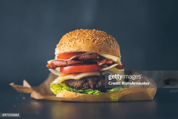 Fresh Tasty Burger High-Res Stock Photo