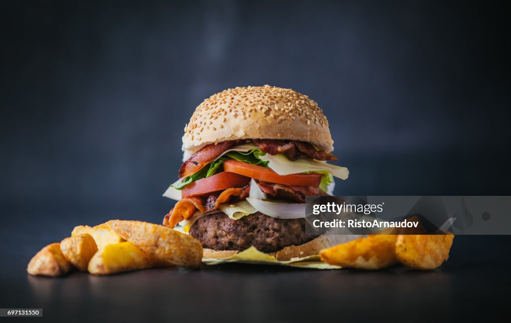 Fresh tasty burger