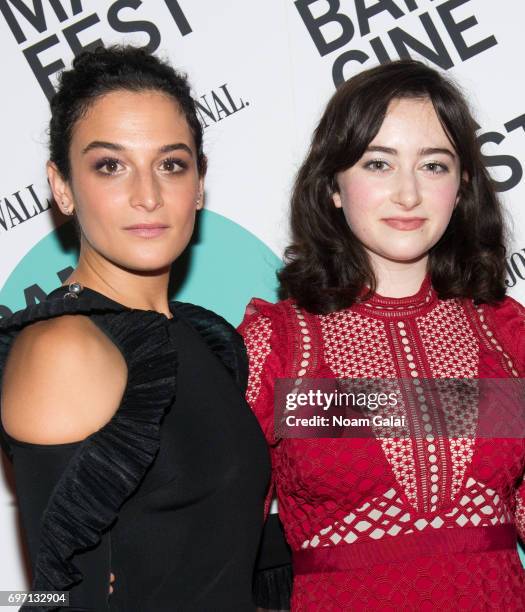 Jenny Slate and Abby Quinn attend the BAMcinemaFest 2017 screening of "Landline" at BAM Harvey Theater on June 17, 2017 in New York City.