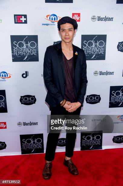 Moraga attneds the 2017 Soho Film Festival "Landing Up" New York premiere at Village East Cinema on June 17, 2017 in New York City.