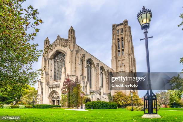 university chicago - rockefeller memorial chapel - chicago public school stock pictures, royalty-free photos & images