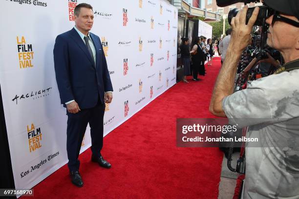 Holt McCallany attends the AT&T And Saban Films Present The LAFF Gala Premiere Of Shot Caller at ArcLight Cinemas on June 17, 2017 in Culver City,...