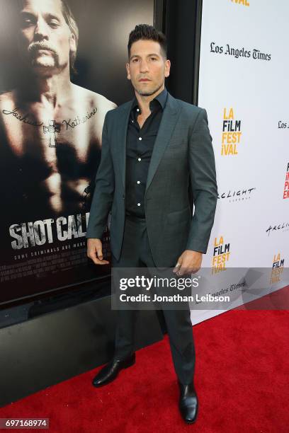 Jon Bernthal attends theAT&T And Saban Films Present The LAFF Gala Premiere Of Shot Caller at ArcLight Cinemas on June 17, 2017 in Culver City,...