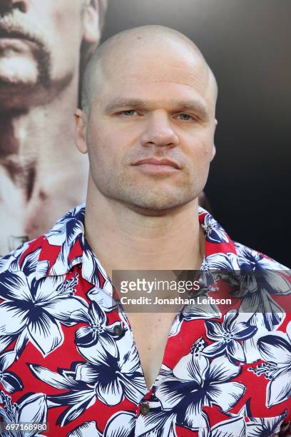 Evan Jones attends the AT&T And Saban Films Present The LAFF Gala Premiere Of Shot Caller at ArcLight Cinemas on June 17, 2017 in Culver City,...