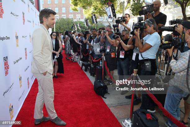 Nikolaj Coster-Waldau attends the AT&T And Saban Films Present The LAFF Gala Premiere Of Shot Caller at ArcLight Cinemas on June 17, 2017 in Culver...