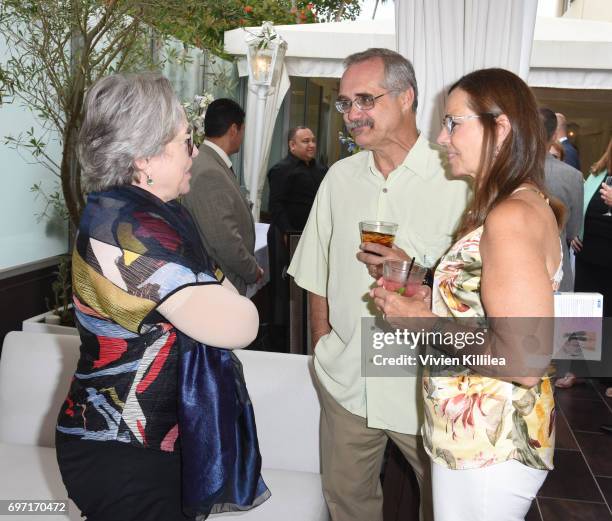Actress Kahty Bates and David Zawieja attend Academy Award Winner and LE&RN Spokesperson Kathy Bates Hosts Reception On The Eve Of The Third Annual...