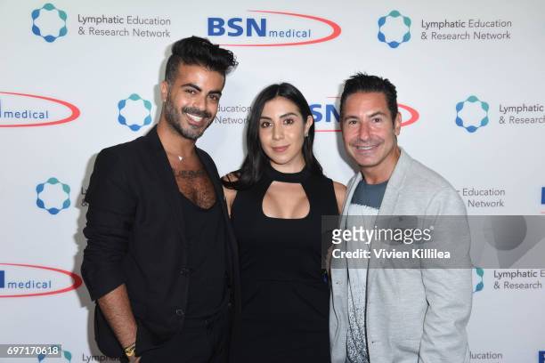 Shlomi Hillel Krim, Founder/CEO of Stacey Ruiz Events Stacey Ruiz and President/CEO of The Krim Group Todd Krim attend Academy Award Winner and LE&RN...