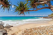 Coolum beach on Queensland's Sunshine Coast in Australia