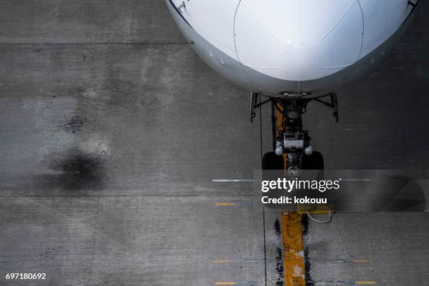 close-up of the tip of the airplane. - draw an airplane stock pictures, royalty-free photos & images