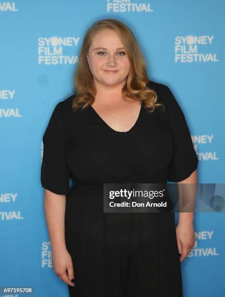 Danielle Macdonald arrives ahead of the Sydney Film Festival Closing Night Gala and Australian premiere of Okja at State Theatre on June 18, 2017 in...