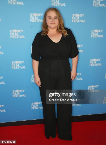 Danielle Macdonald arrives ahead of the Sydney Film Festival Closing Night Gala and Australian premiere of Okja at State Theatre on June 18, 2017 in...
