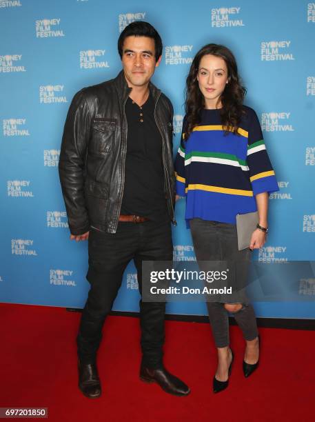 James Stewart and Isabella Giovinazzo arrive ahead of the Sydney Film Festival Closing Night Gala and Australian premiere of Okja at State Theatre on...