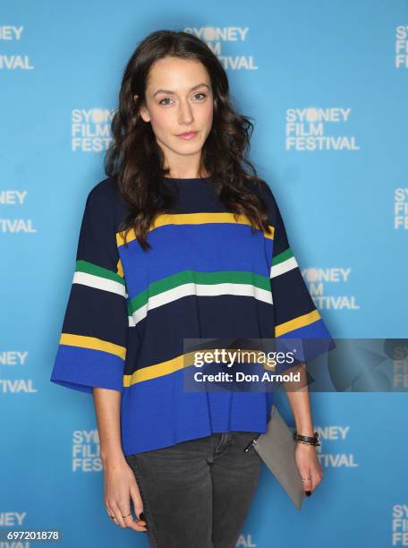 Isabella Giovinazzo arrives ahead of the Sydney Film Festival Closing Night Gala and Australian premiere of Okja at State Theatre on June 18, 2017 in...