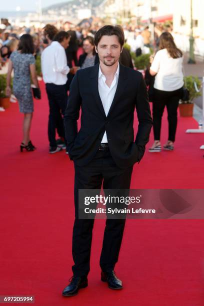 Raphael Personnaz attends closing ceremony red carpet of 31st Cabourg Film Festival on June 17, 2017 in Cabourg, France.