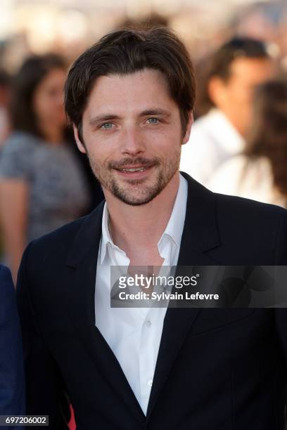 Raphael Personnaz attends closing ceremony red carpet of 31st Cabourg Film Festival on June 17, 2017 in Cabourg, France.