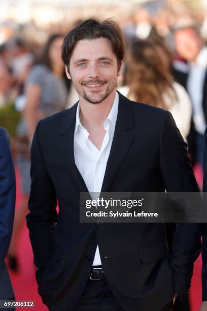 Raphael Personnaz attends closing ceremony red carpet of 31st Cabourg Film Festival on June 17, 2017 in Cabourg, France.