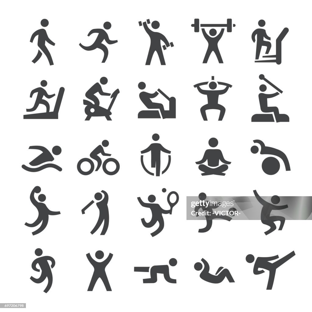 Fitness method Icons - Smart Series