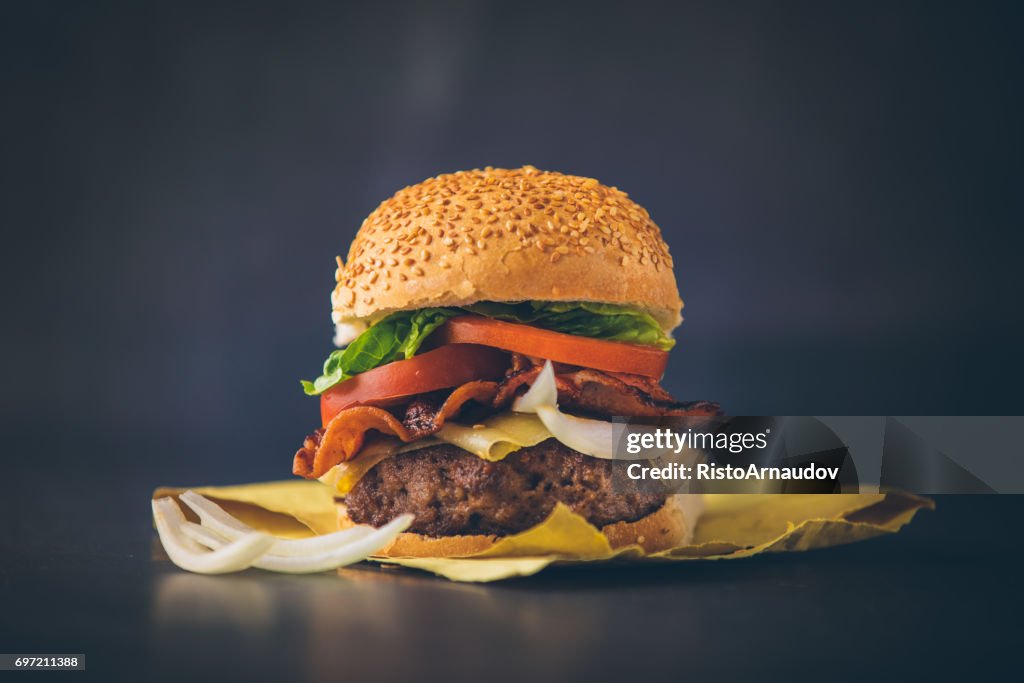 Fresh tasty burger