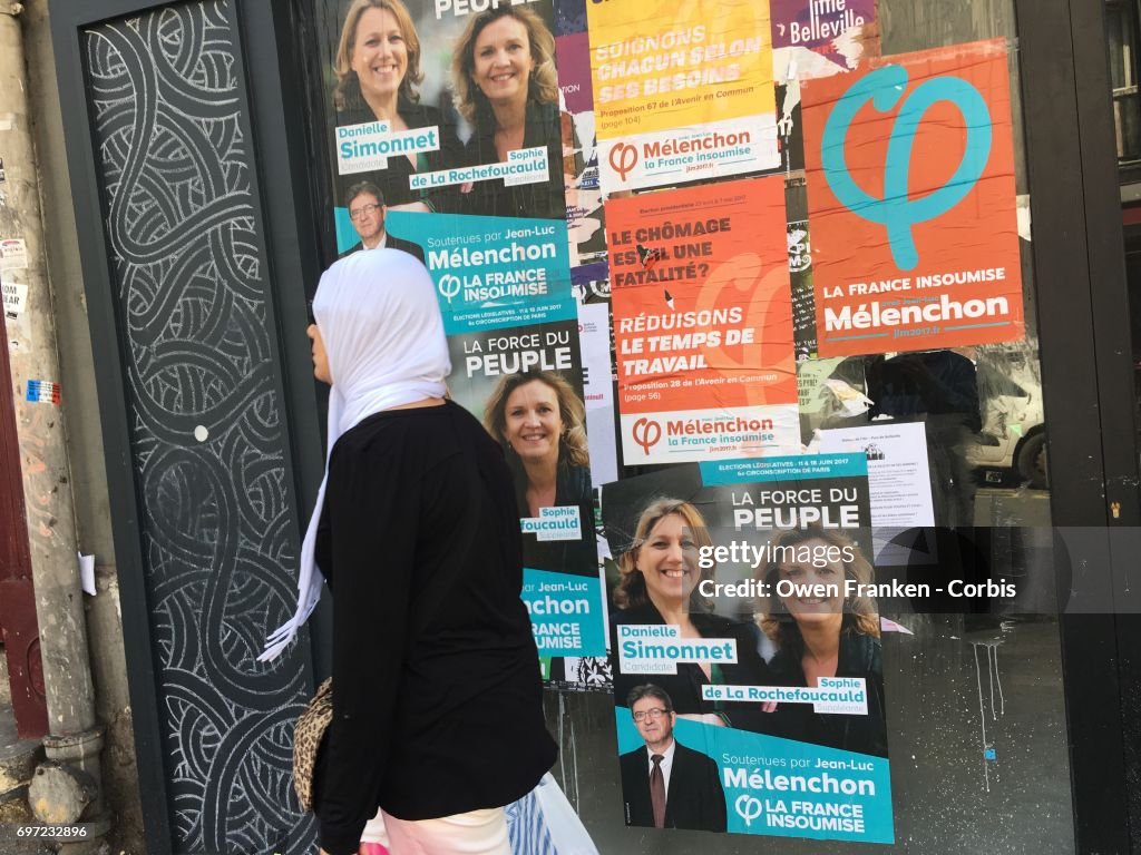 Voters Go To The Polls For The Second Round Of French Parliament Election