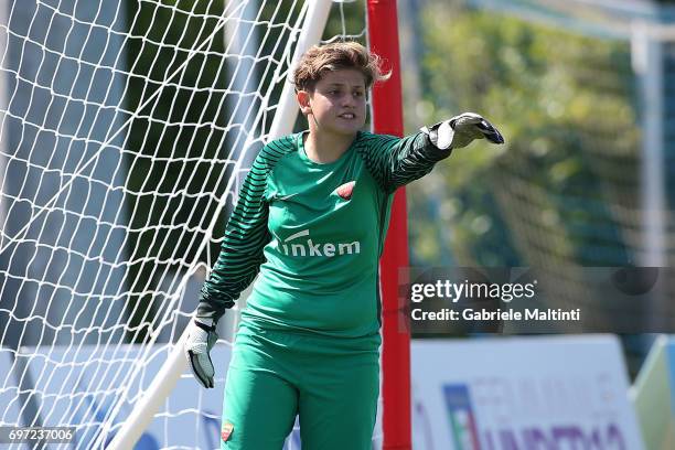 General view during the Italian Football Federation during the Danone Cup final at Coverciano on June 18, 2017 in Florence, Italy.