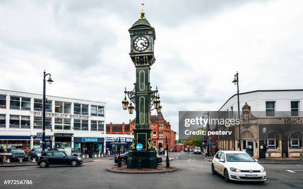 chamberlain klok in jewellery quarter - birmingham, verenigd koninkrijk - quarter stockfoto's en -beelden