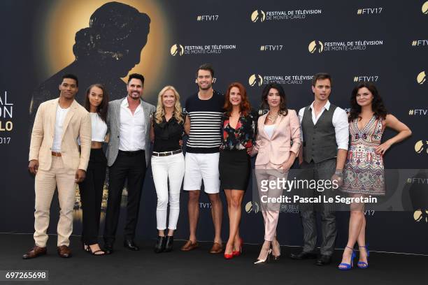 Rome Flynn,Reign Edwards,Don Diamont,Katherine Kelly Lang,Pierson Fode,Courtney Hope,Jacqueline MacInnes Wood,Darin Brooks and Heather Tom from 'The...