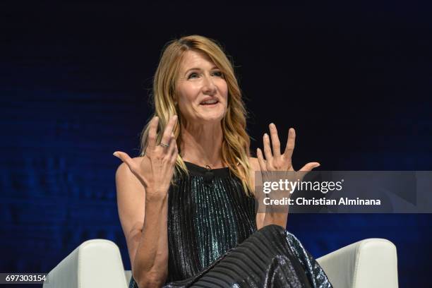 Actress Laura Dern attends the Cannes Lions Festival 2017>> on June 18, 2017 in Cannes, France.