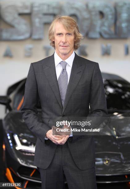 Michael Bay attends the global premiere of "Transformers: The Last Knight" at Cineworld Leicester Square on June 18, 2017 in London, England.