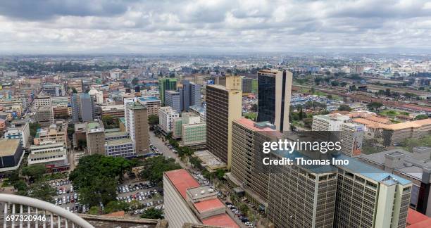 Nairobi, Kenya Cityscape of Nairobi, capital of Kenya on May 15, 2017 in Nairobi, Kenya.